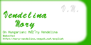 vendelina mory business card